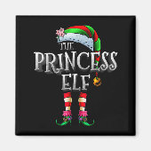 The Princess Elf Shirt Matching Family Funny Chris Magneet (Voorkant)