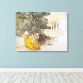 The Princess of Bengal, c.1889 Canvas Afdruk (Insitu (Houten vloer))