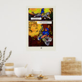 The Princess of Light Short verdieping strippagina Poster (Keuken)