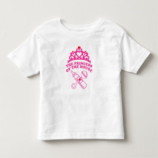 The princess of the house kinder shirts (Voorkant)