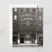 The Princess Theater, 1910 Briefkaart (Voorkant / Achterkant)