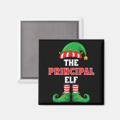 The Principal Elf Christmas For Principal School P Magneet (Voorkant / Achterkant)