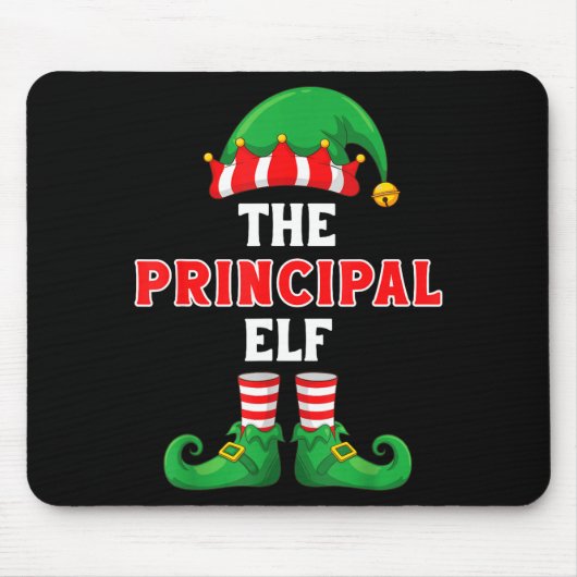 The Principal Elf Christmas For Principal School P Muismat (Voorkant)
