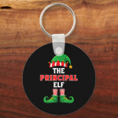 The Principal Elf Christmas For Principal School P Sleutelhanger (Voorkant)