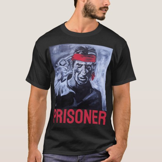 The Prisoner Painting by Alfred Fox T-shirt (Voorkant)