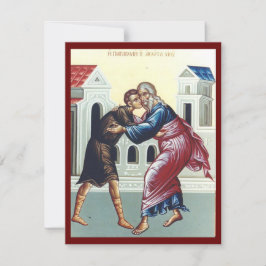 The Prodigal Son prayer card Feestdagenkaart