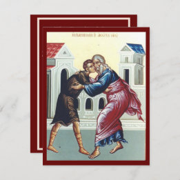 The Prodigal Son prayer card Feestdagenkaart