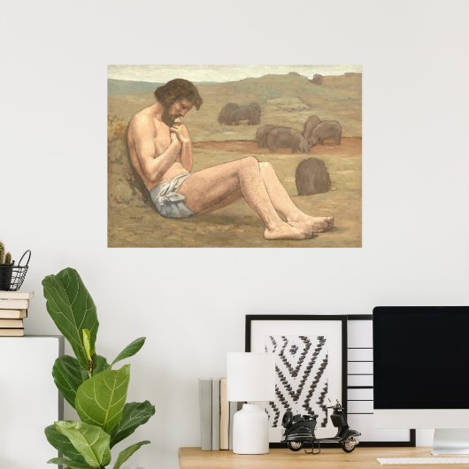 The Prodigal Son - Puvis de Chavanness Fine Art Poster (Thuiskantoor)