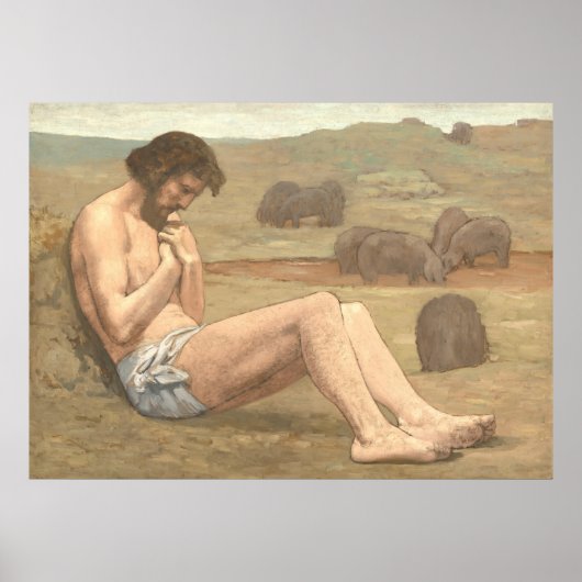 The Prodigal Son - Puvis de Chavanness Fine Art Poster (Voorkant)