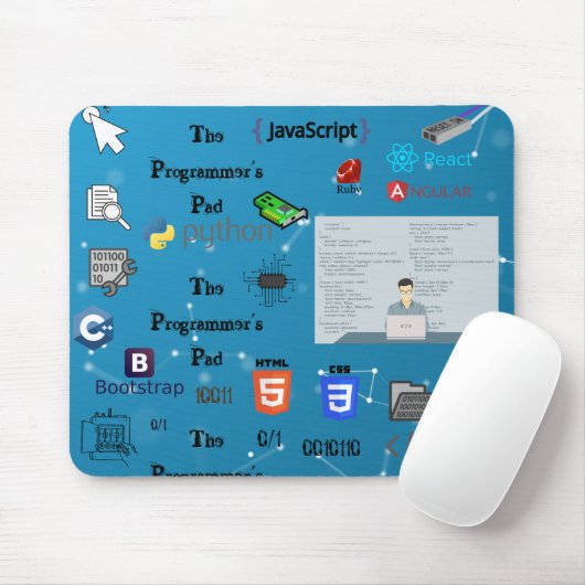 The Programmer's Pad - Mouse Pad Muismat (Met muis)