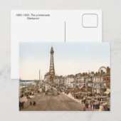The Promenade, Blackpool, Engeland Briefkaart (Voorkant / Achterkant)