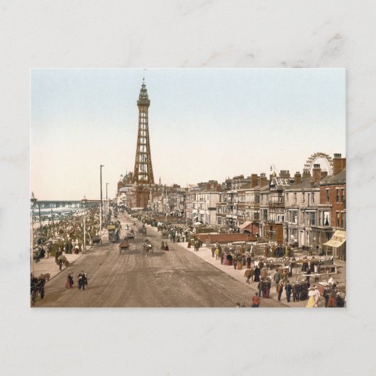 The Promenade, Blackpool, Engeland Briefkaart (Voorkant)
