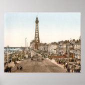 The Promenade, Blackpool, Engeland Poster (Voorkant)
