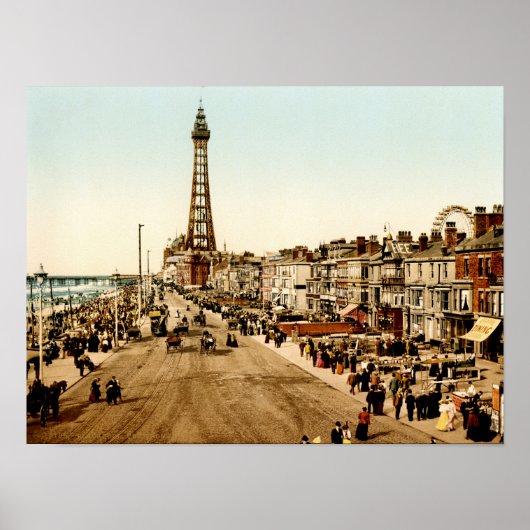 The Promenade Blackpool Lancashire England Poster (Voorkant)