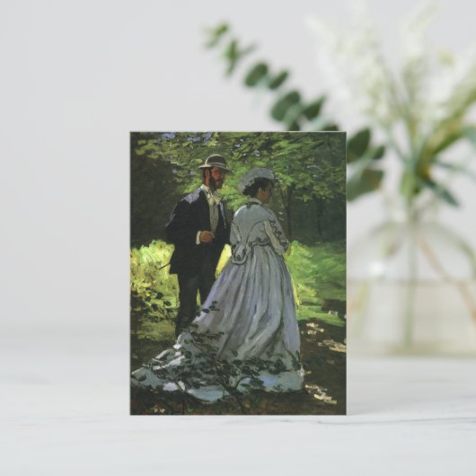 The Promenaders, alias The Strollers van Claude Mo Briefkaart (Staand voorkant)