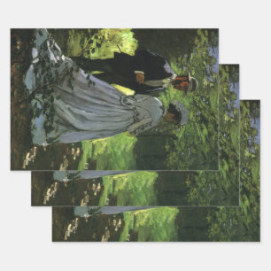 The Promenaders, alias The Strollers van Claude Mo Inpakpapier Vel