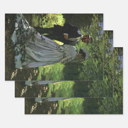 The Promenaders, alias The Strollers van Claude Mo Inpakpapier Vel (Set)