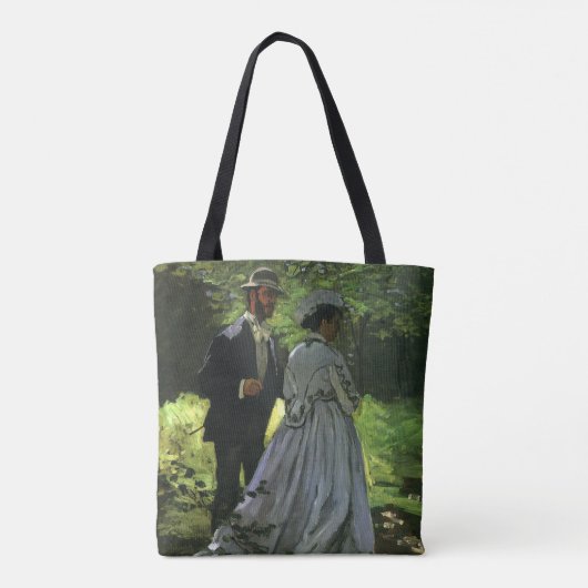 The Promenaders, alias The Strollers van Claude Mo Tote Bag (Achterkant)