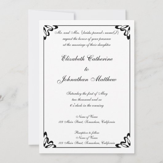 The Promenaders (The Strollers) van Monet Wedding Kaart (Achterkant)