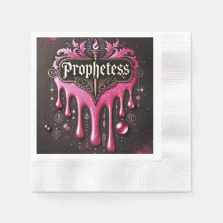 'The Prophetess' Coin Cocktail servetten: Kleine d Servet