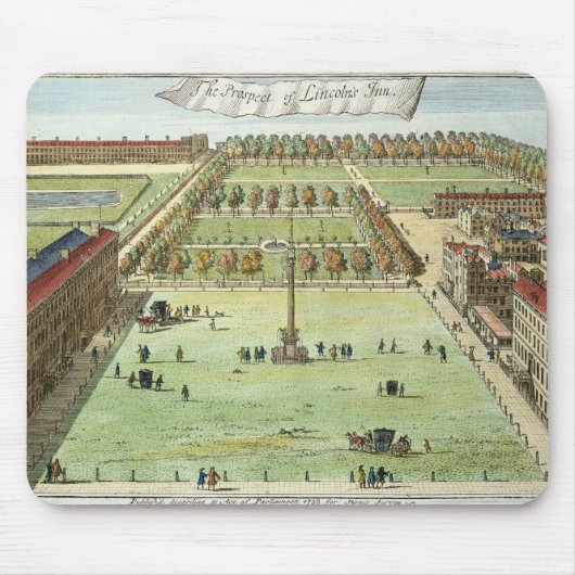 The Prospect of Lincoln's Inn, for 'Stow's Survey Muismat (Voorkant)