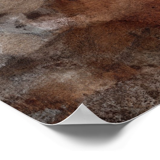 The Protector - Mixed Media Abstract Spirit Guide Poster (Hoek)