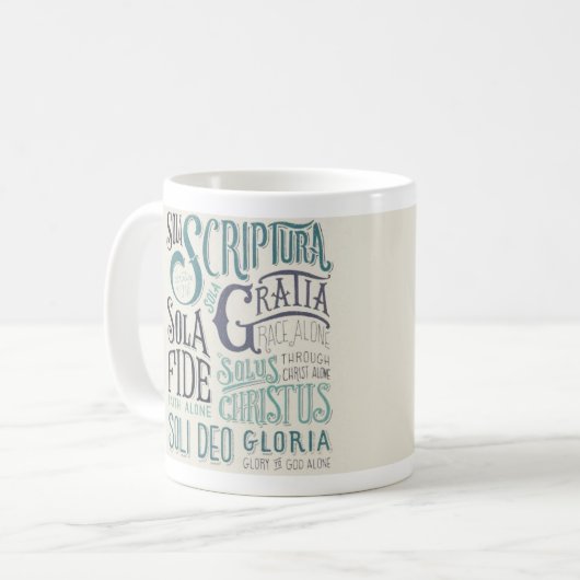 The Protestant Reformation mug Koffiemok (Voorkant links)