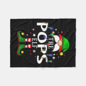 The Ps Elf Christmas Family Pajama Party  Fleece Deken (Voorkant (Horizontaal))