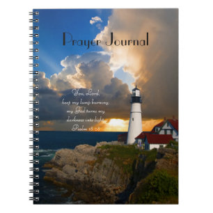 The Psalm 18:28 Lighthouse Prayer Journal Notitieboek