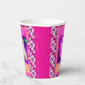 The PSY Kat / The Psychic Cat (by ACCI) Paper cup Papieren Bekers (Rechts)