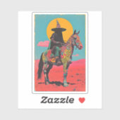 The Psychedelic Rider of the Sun Realm Sticker (Vel)