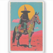 The Psychedelic Rider of the Sun Realm Sticker (Voorkant)