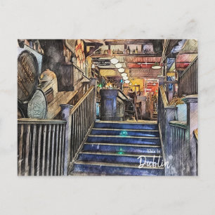 The Pubs of Dublin-Ireland Briefkaart