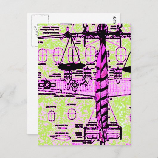 "The Puce Goose" Briefkaart (Voorkant / Achterkant)