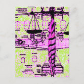 "The Puce Goose" Briefkaart (Voorkant)