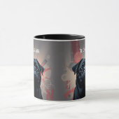 "The Pug Mug"- Pug Dog Coffee Mug Mok (Midden)