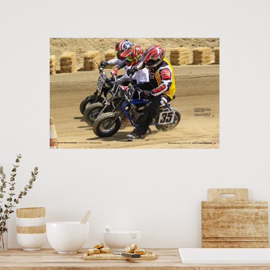 The Pull-Start Trio van Judd Neves Poster (Keuken)