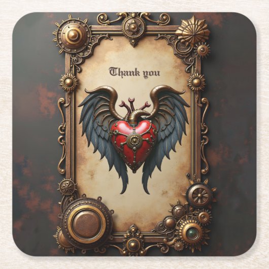 The pulsating heart of mechanics, kartonnen onderzetters (Voorkant)