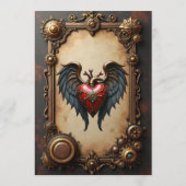 The pulsating heart of mechanics, menu (Achterkant)