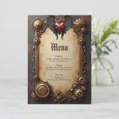 The pulsating heart of mechanics, menu (Staand voorkant)