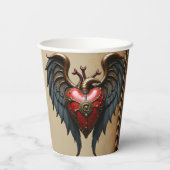 The pulsating heart of mechanics, papieren bekers (Achterkant)