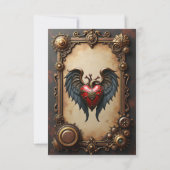 The pulsating heart of mechanics, RSVP kaartje (Achterkant)