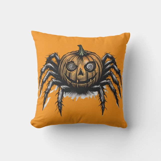 The Pumpkin-Headed Crawler Kussen (Voorkant)