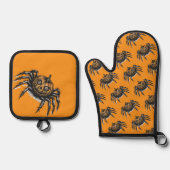 The Pumpkin-Headed Crawler Ovenwant & Pannenlap Set (Voorkant)