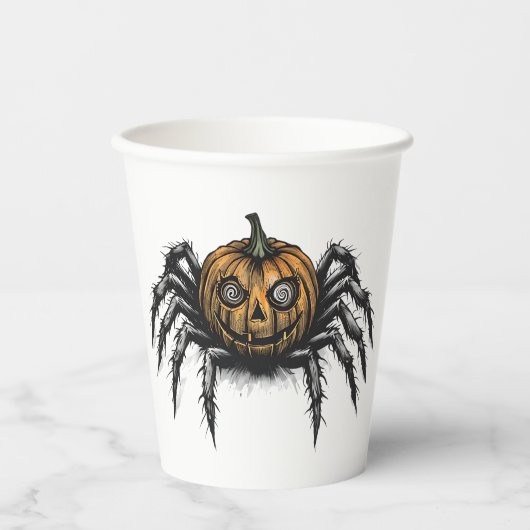 The Pumpkin-Headed Crawler Papieren Bekers (Voorkant)