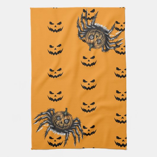  The Pumpkin-Headed Crawler Theedoek (Verticaal)