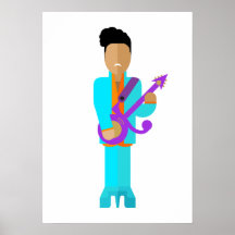 The Purple Pixie – Funk Legend Art Print