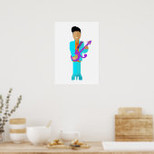 The Purple Pixie – Funk Legend Art Print (Keuken)