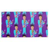 The Purple Pixie – Funk Legend Pillowcase Kussensloop (Voorkant-Rechts)