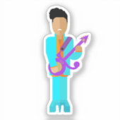 The Purple Pixie – Funk Legend Sticker (Voorkant)